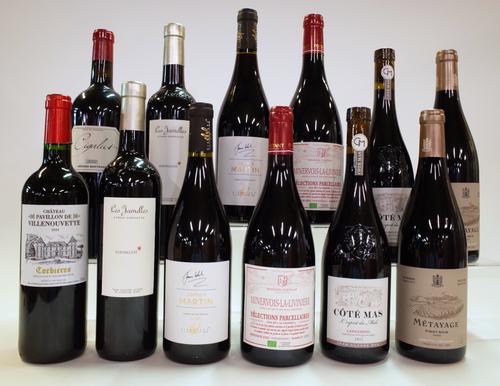 12 BOTTLES FRENCH RED WINE