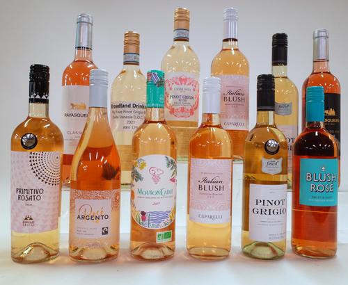 12 BOTTLES ITALIAN ROSÉ AND BLUSH WINE