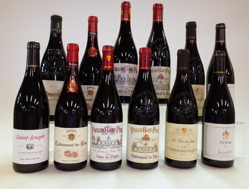12 BOTTLES CÔTES DU RHÔNE