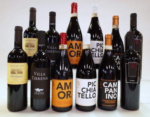12 BOTTLES ITALIAN RED WINE