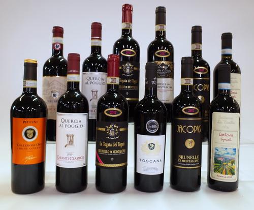 12 BOTTLES ITALIAN RED WINE