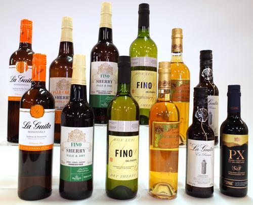 12 BOTTLES SHERRY