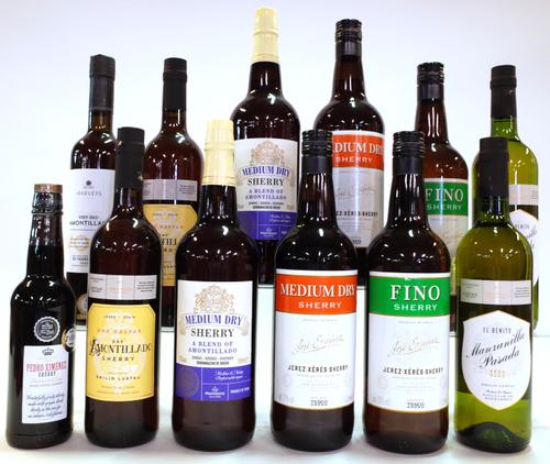 12 BOTTLES SHERRY