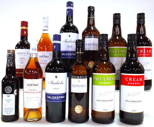 12 BOTTLES SHERRY