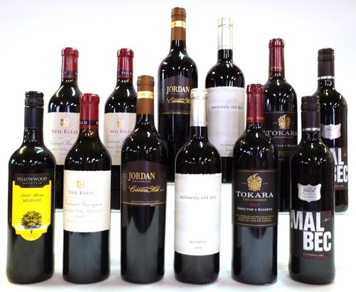 12 BOTTLES SOUTH AFRICAN RED WINE