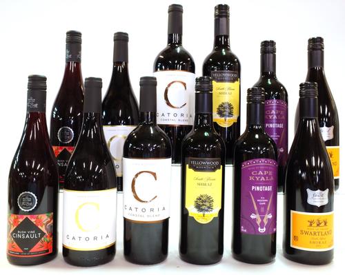 12 BOTTLES SOUTH AFRICAN RED WINE