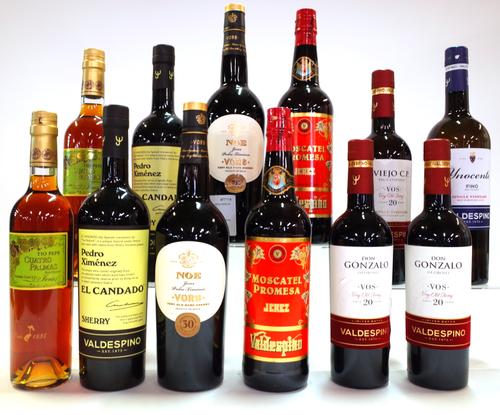 12 BOTTLES SHERRY