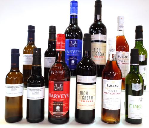 12 BOTTLES SHERRY