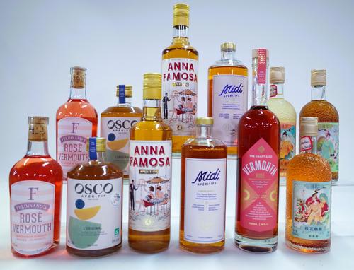 12 BOTTLES VERMOUTH AND APERITIFS