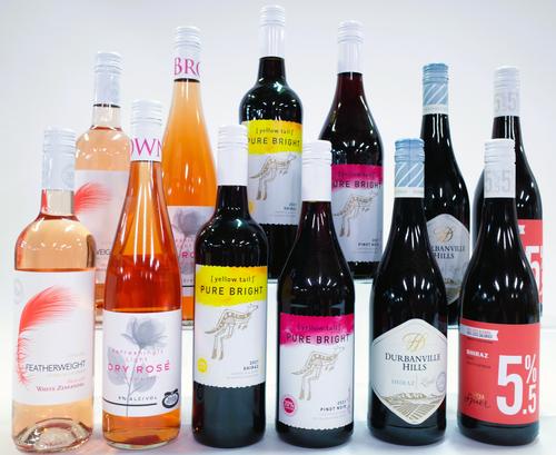 12 BOTTLES LOW ALCOHOL RED AND ROSÉ WINE
