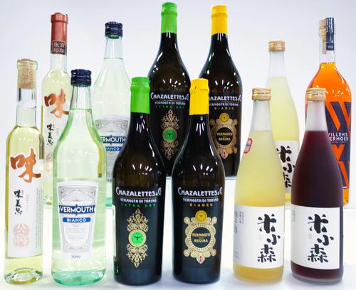12 BOTTLES VERMOUTH AND WINE BASED DRINKS