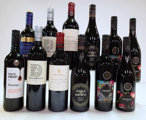 12 BOTTLES SOUTH AFRICAN RED WINE