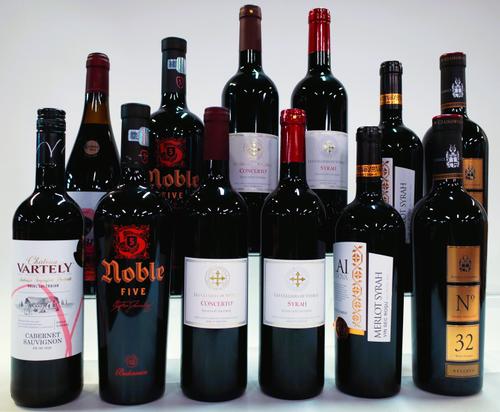 12 BOTTLES MOLDOVAN, GEORGIAN, SWISS, ROMANIAN AND POLISH RED WINE