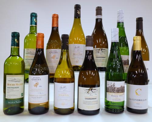 12 BOTTLES FRENCH WHITE WINE