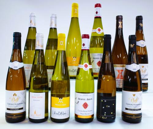 12 BOTTLES ALSACE WHITE WINE