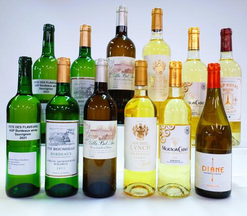 12 BOTTLES BORDEAUX WHITE WINE
