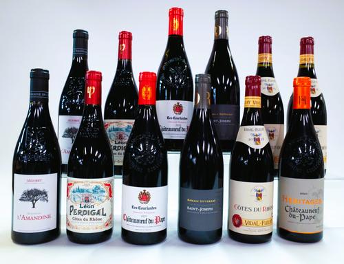 12 BOTTLES RHÔNE VALLEY RED WINE