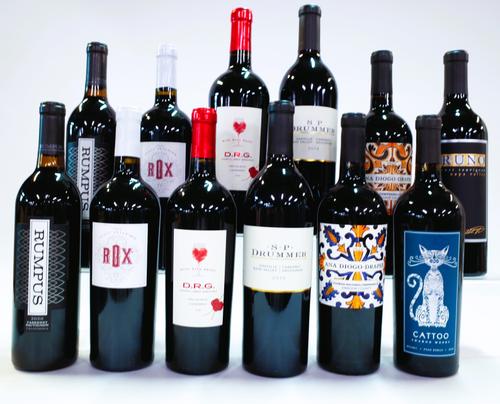 12 BOTTLES AMERICAN RED WINE