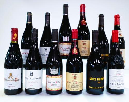 12 BOTTLES OF FRENCH RED WINE