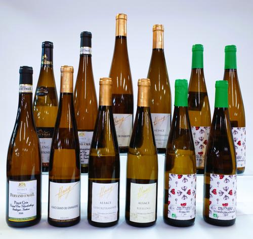 12 BOTTLES ALSACE WHITE WINE