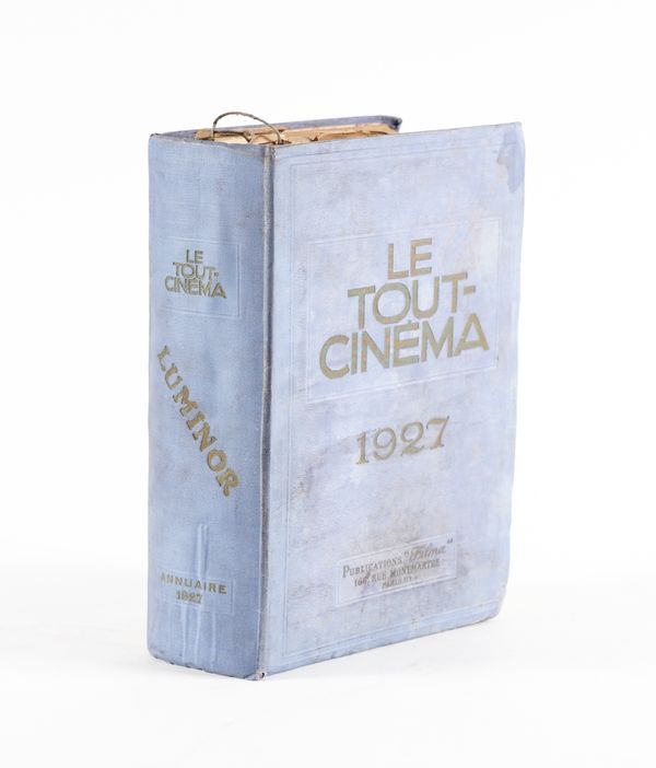 CINEMA - Le Tout-Cinema. Annuaire Général Illustré du Monde Cinématographique. 6e Année, Paris, 1927, large 8vo, portraits, original blue cloth gilt.