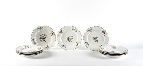 ELEVEN MEISSEN ORNITHOLOGICAL PLATES (11)