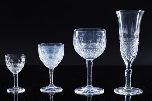 COLLECTING 8.12.23   A PART SUITE OF CUT TABLE GLASS