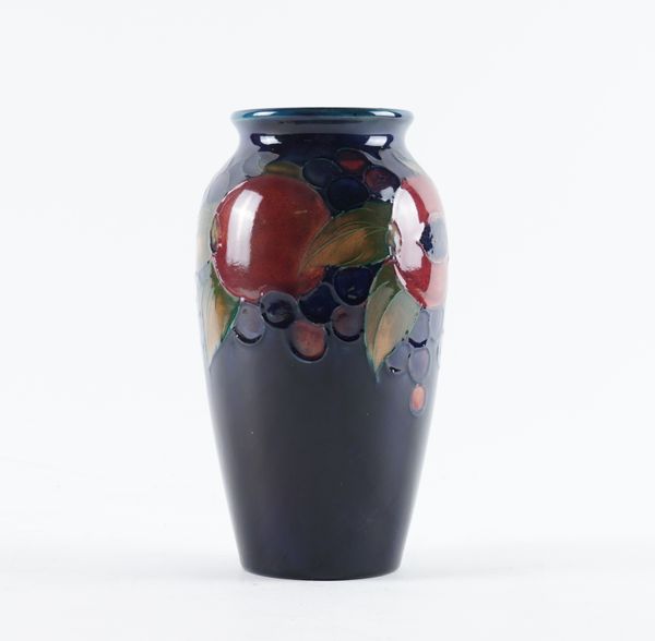 A MOORCROFT SLENDER OVOID VASE