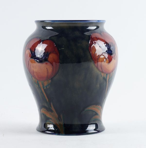 A MOORCROFT BALUSTER VASE