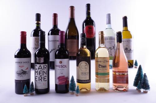 6 BOTTLES RED, 4 WHITE AND 1 ROSÉ WINE