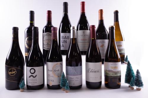 10 BOTTLES RED AND 2 WHITE WINE