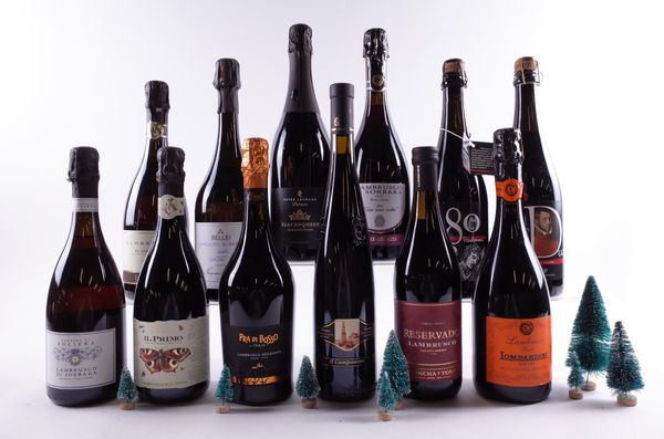 11 BOTTLES LAMBRUSCO AND 1 NEW ZEALAND SPARKLING AND STILL WINE