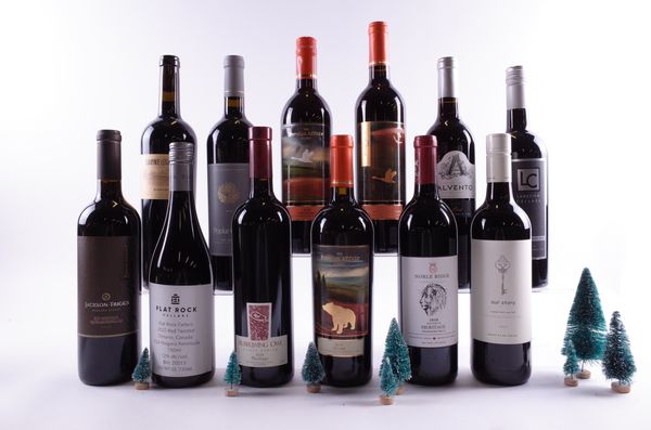 12 BOTTLES CANADIAN RED WINE