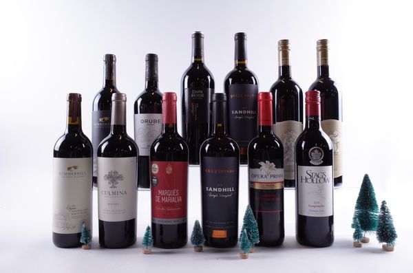 12 BOTTLES CANADIAN, PORTUGUESE AND SPANISH RED WINE