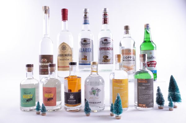 12 BOTTLES GRAIN SPIRIT