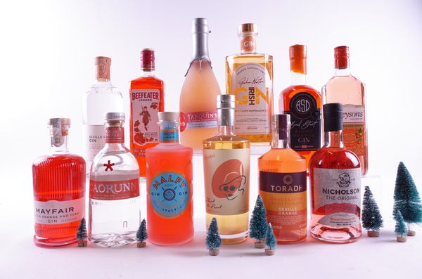 12 BOTTLES ORANGE FLAVOURED GIN