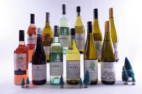 9 BOTTLES AUSTRALIAN WHITE, 1 NEW ZEALAND RED, 1 ENGLISH ROSÉ AND 1 AMERICAN ROSÉ WINE