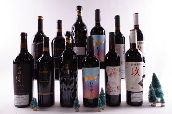 12 BOTTLES CHINESE RED WINE