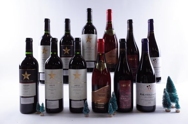 12 BOTTLES JAPANESE RED WINE