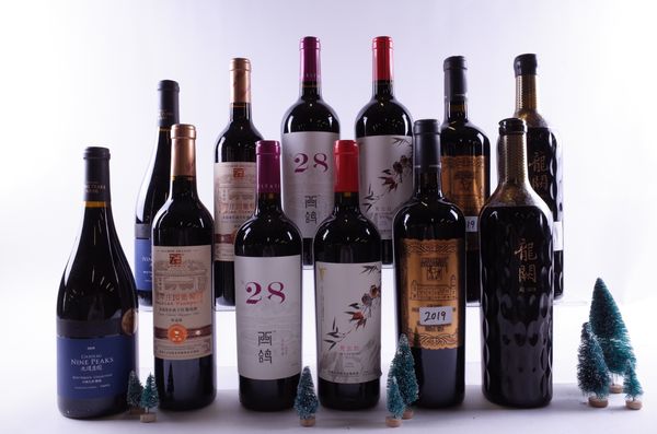 12 BOTTLES CHINESE RED WINE