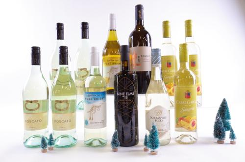 11 BOTTLES LOW ALCOHOL WHITE WINE AND 1 VERMOUTH