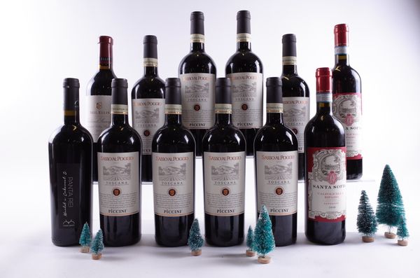 12 BOTTLES ITALIAN RED WINE