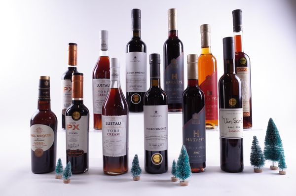 12 BOTTLES SHERRY AND DESSERT WINE