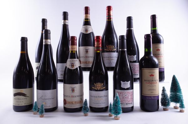 12 BOTTLES FRENCH RED WINE