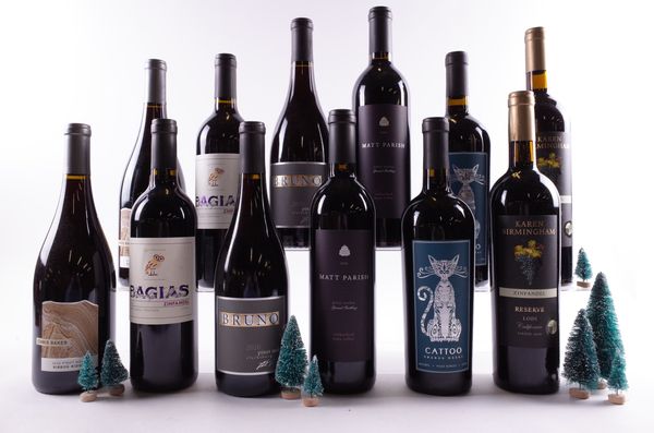 12 BOTTLES AMERICAN RED WINE