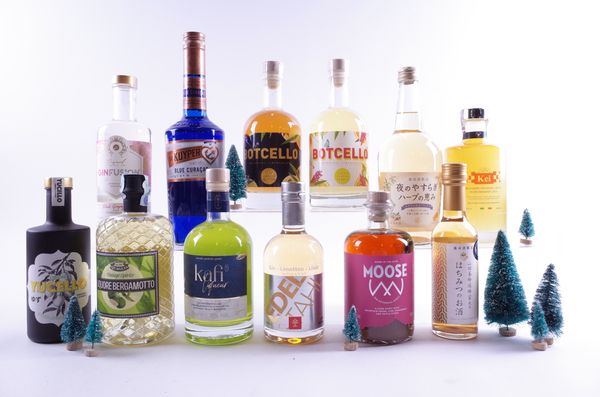 12 BOTTLES MIXED LIQUEURS