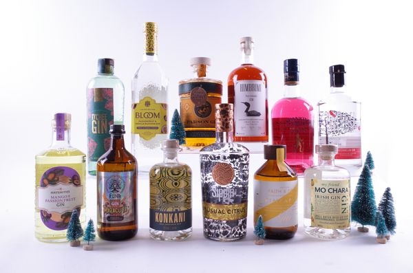 12 BOTTLES FLAVOURED GIN