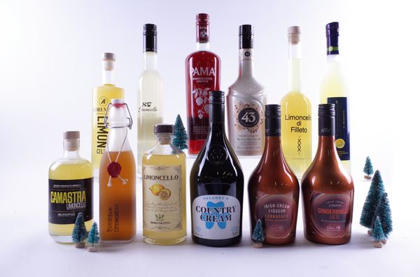 12 BOTTLES MIXED LIQUEURS