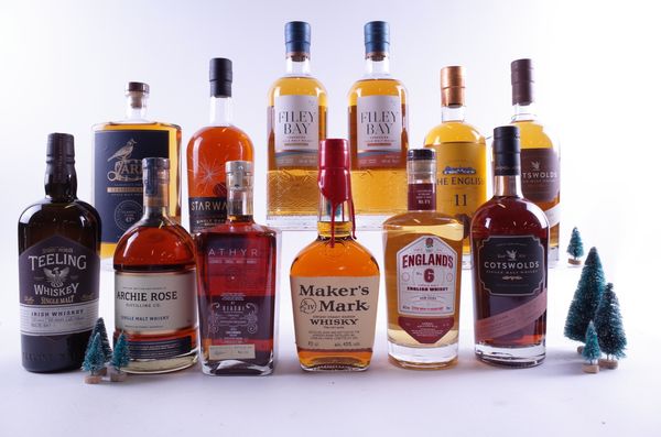 11 BOTTLES SINGLE MALT AND 1 BOURBON WHISKY/WHISKEY