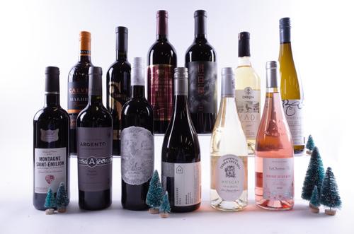 8 BOTTLES RED, 3 WHITE AND 1 ROSÉ WINE